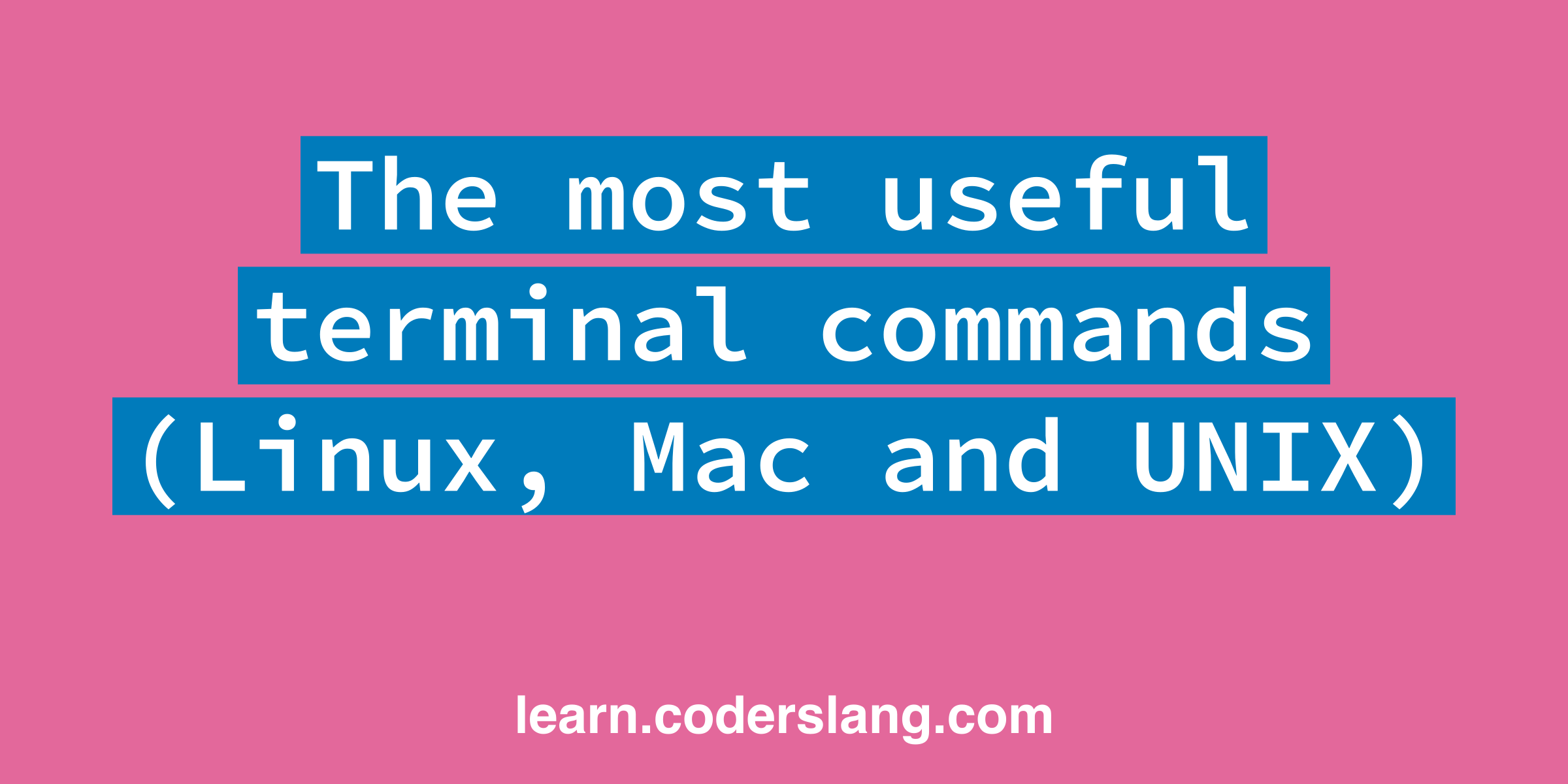 6 самых полезных команд для работы с терминалом на Linux, Mac и UNIX
